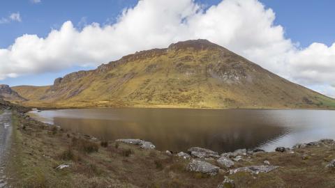 Lough Annascaul - panorama