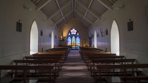 St. Brendan's Church aisle