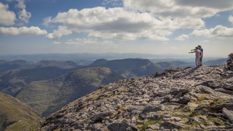 MacGillycuddy's Reeks - climbers