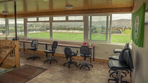 Mounthawk Football Pitch interior