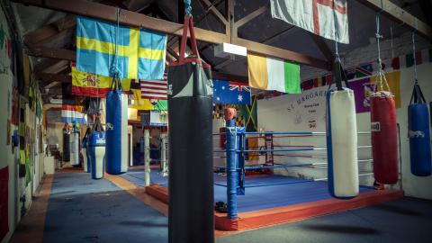 St. Margarets Boxing Club interior 